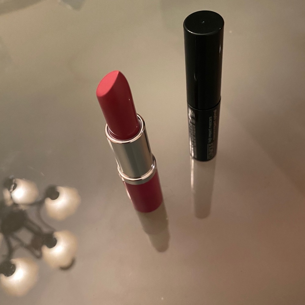 New!  Clinique Plum pop lipstick and mascara